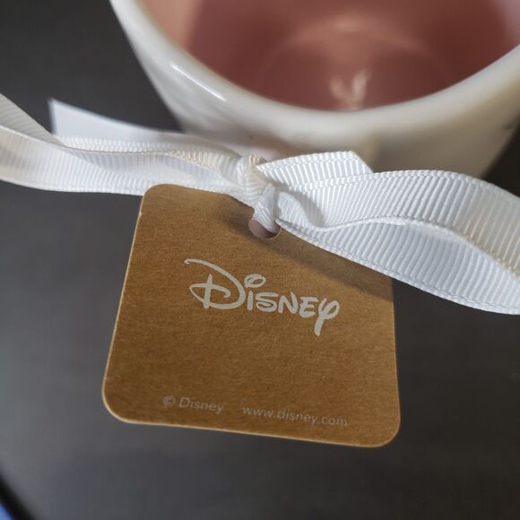 NEW Rae Dunn Disney Collectible Peter Pan Tinker Bell Pixie Pink Handle Mug Cup - Picture 4 of 7